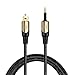 Produktbild CableCreation 6 Füße Toslink Stecker auf Mini Toslink Stecker Digital Optisches S/PDIF Audio Kabel mit Metallsteckern, Schwarz & Gold / 1.8 Meter
