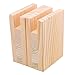 Produktbild BQLZR 10x5x13.2cm Holz Tisch Schreibtisch Bett Riser Heben Möbelheber Lagerung für 2CM Nut Füße Bis zu 10CM Heben Packung mit 2