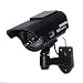 Solar Powered Indoor Fake Dummy Camera Home Security Surveillance CCTV Camera With Flashing LED For Homes Shops Garage Black RS.2499.00