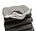 Three Little Imps Cloth Nappy Bamboo Charcol inserts set of 5