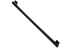 JUNVSTOR 30-600cm Corrimano per Scale Nero Quadrato Scala Grab Rail Industriale Metallo Tubo di Ferro Ringhiera Montaggio a Parete Corrimano Ringhiera per Interni Corridoio Esterno Sottotetto ( Size : 210cm )