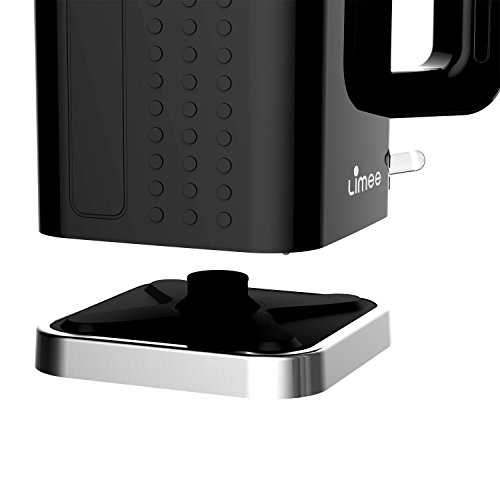 Limee 2200W 1.7 Liter schnurlos Elektro schnelle Kochen Krug Punkte Entwurf Kessel black - 2