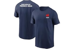BESSKY Maillot Rugby France 2023, Maillot de Rugby Homme Femme, Maillot France Rugby T-Shirts à Manches Courtes