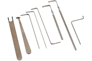 Multipick Elite set de tendeurs de crochetage - 8 pièces - Accessoires Lockpicking - Fabriqué en Allemagne