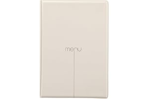 DAG Style Porte-Menu Ligne Risto, Format A5, Couleur Sable, fabriqué en Italie, pour Feuilles 21x14,8cm