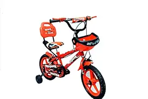 SPEED BIRD Kids 14T Iron Zephyr Sports Cycle with Water Bottle, Tubeless Wheels (RED)