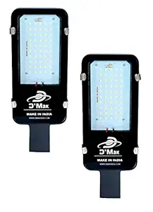 DMAK Multi Traders 50Watt Waterproof Grey Body Led Street Light for Outdoor Purposes (White, Pack of-2)