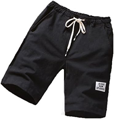 Mens Shorts,Ba Zha  Mens Beach Pants Sports Breathable Fashion Pants Summer Fitness Running Pants Fashion Underwear Cargo Shorts Beach Swim Trunks Sports Pants (L, Black)