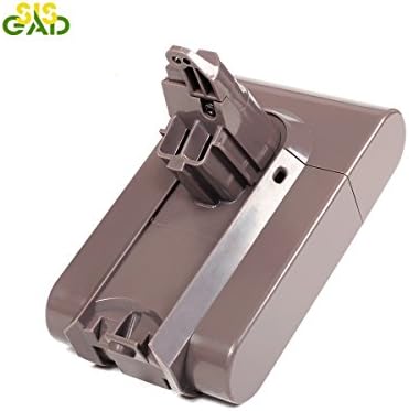SISGAD Dyson DC59 21.6V 3000mAh Li-ion Replacement Battery for Dyson V6 DC58 DC61 DC62 Animal DC72 Series Handheld Vacuum Cleaner SV03 204720-01 209432-01 209472-01 209476-01 965874-02
