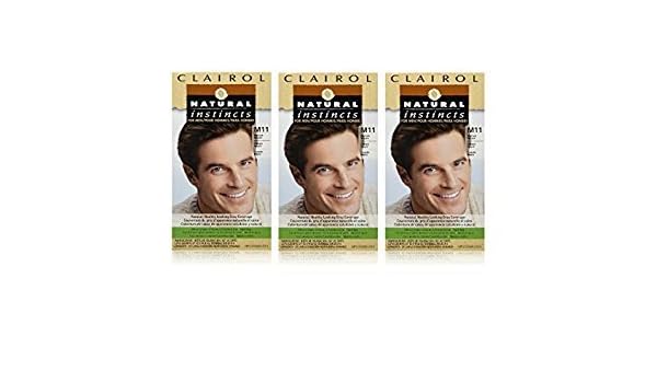 Buy M11 Medium Brown Pack Of 3 Clairol Natural Instincts Hair