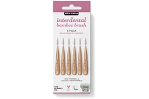 THE HUMBLE CO. - Bamboo Interdental Brushes - Size 0-0.4 mm - Developed by Dentists - Designed in Sweden - Sustainable & Reusable - Vegan & Cruelty-Free - Eco-Friendly Packaging - 6p