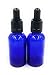 Produktbild Zwei 30ml Blaue Glasflaschen mit Tropfer Pipetten