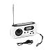 Produktbild Radio FM/AM Notfall-Radio-Multiband mit Handy-Ladegerät Tragbarer Multifunktions-Taschenlampe MP3 Player Self Powered Light - Weiß