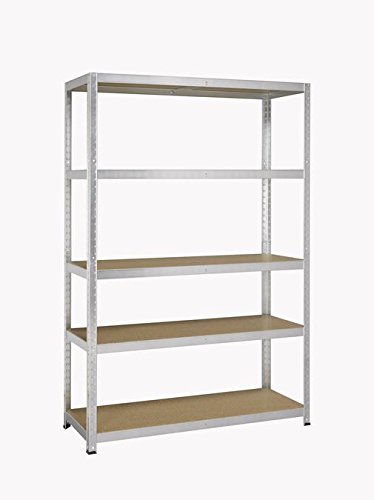 LC Regal Lagerregal 200x120x40 cm verzinkt 5 Böden