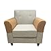 Produktbild Keptfeet Sofa-Armlehnenbezug, dehnbar, rutschfest, Stretch, Armlehnenbezug oder Stoff und Leder Relaxsessel, Sessel, Loveseats und Sofas, braun
