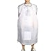 Luoem Beard Bib Cape Shaver Apron Facial Hair Trimmings Catcher (White)