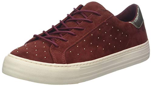 No Name Arcade Sneaker GOATSUEDE/Studs, Baskets Femmes, Rouge (Rust FC), 39 EU