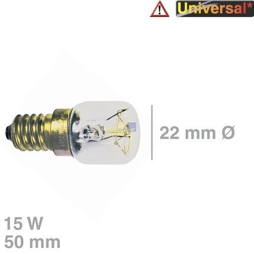 Osram Backofenlampe E14 Sockel 15 Watt Klar Backofenlampe 15 Watt E14 klar - Osram von Osram bei Lampenhans.de