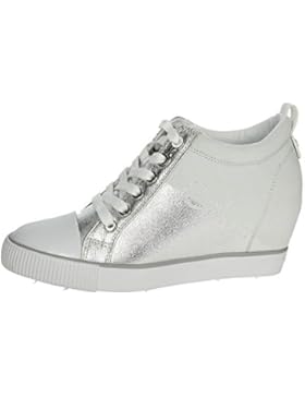 Calvin Klein Jeans Damen Rory Metal Canvas/Flocking Hohe Sneaker