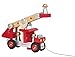 Produktbild Janod Holzspielzeug - Werkzeugwagen Feuerwehr Nachziehbar Redmaster 27 Teile Zubehör Magnetisch, Mehrfarbig