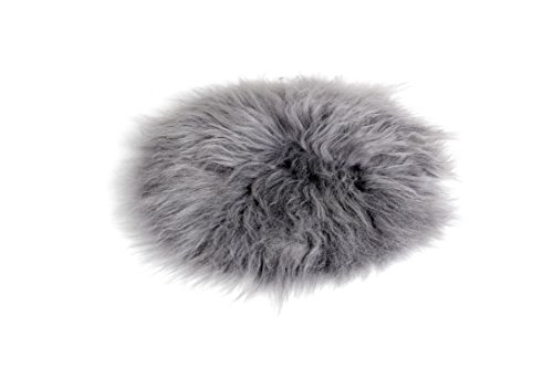 Icelandic Sheep Experts HA 16263 Schaffell, grau, 37 x 37 x 2 cm