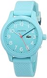 Lacoste Unisex-Kinder Datum klassisch Quarz Uhr mit Silikon Armband 2030005