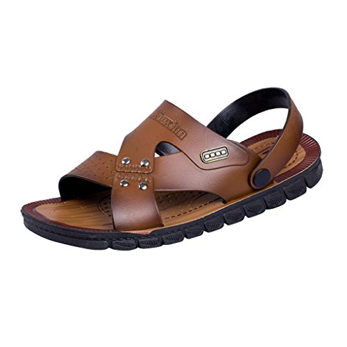 ACMEDE Men Sandals Men Flip Flop Soft Sole Anti Slip Summer Casual Beach Slippers