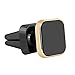 Produktbild Pococina Handyhalterung Auto KFZ 360 Grad Drehbarer Aluminium Magnet Autohalterung Universal für GPS-Gerät, iPhone, Samsung und andere Smartphones - Gold