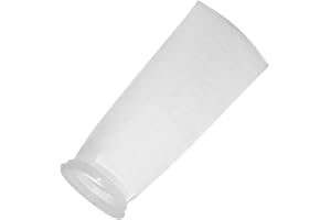 HRTFILTERS 5 mikron, filterstrumpa, filt, 18 cm ring (7 tum) , 81 cm lång (32 tum), lång filterpåse för industri, kemikalier, vattenvätskefilter, 1-pack (5 mikron/um)
