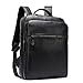 Produktbild Yehyep Leder-Laptop-Rucksack, Business-Anti-Theft-Rucksack mit USB-Anschluss Aufladen Reisetasche Schulbuchtasche Geeignet für 14-Zoll-Laptop, schwarz