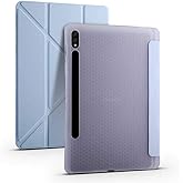 Aksesuarcim Samsung Galaxy Tab S7 FE LTE SMT737 T736 T733 T730 ile Uyumlu Kılıf Silikon Yumuşak Kalem B&ouml;lmeli Esnek 4 Farklı 