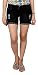 Carrel Denim Fabric Solid Women Shorts (AGSPL-3202) RS.849.00