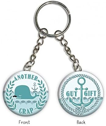 "Another Crap Guy Gift" Metal &amp; Acrylic Keyring