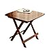Produktbild WZLDP Einfacher Tisch Klapptisch Home Tisch Klapphandy Klapptisch aus Holz Faltbar (größe : 90 * 90cm)
