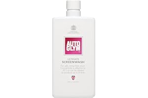 Autoglym Ultimate Screenwash, 500ml - Concentrated Screen Wash for Cars, Up to 8 Litres - Down to -45°C, Winter Windscreen Washer Fluid - Screenwash Concentrate Dilute for All Seasons for Windshield