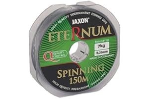 Jaxon Sedal de pesca Eternum, bobina de 150 m, monofilamento de 0,16-0,40 mm