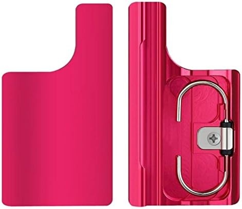 Obsyn Replacement CNC Aluminum Clip Lock Buckle Mount Rear Snap Latch for GoPro Hero 3+ 4 Standard Housing Case Red
