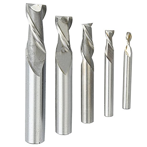 Blue Vessel HSS CNC gerader Schaft 4 Flute Schaftfräser Bohrer Werkzeug 6mm