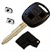 Produktbild Gazechimp 2 Tasten Schlüssel Gehäuse Deckel Repair Kit Switches für Toyota Yaris
