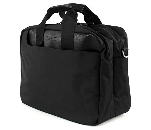 Bugatti Cosmos Aktentasche mit Laptopfach 17 Zoll Schwarz