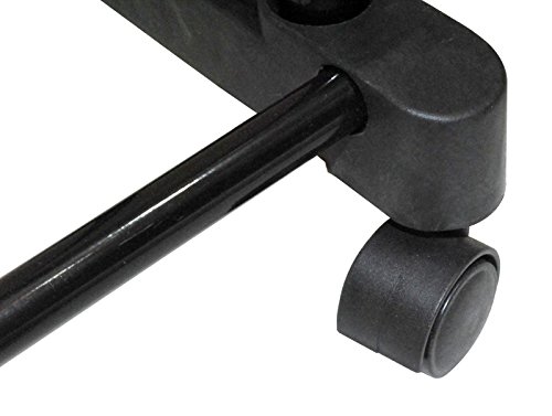 Garderobenständer Kleiderständer Ständer 2 Stangen + Rollen Verstellbar Neu #398 - 4