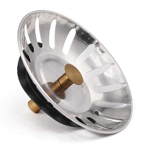 TRIXES Siebkörbchen für die Küchenspüle Abfluss Stöpsel mit Sieb - 2