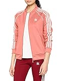 adidas jacke damen grün Trefoil Logo auf der Brust; Weiches Tragegefühl; gerippter Saum