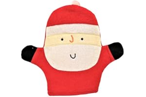 Swan household ® - Christmas Children Character Bathroom Wash Mitt Glove For Age 3+ (Santa)