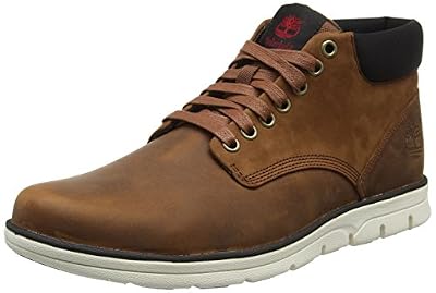 Timberland Bradstreet Leatherred Brown Fg, Bottes Chukka Homme, Marron (Red Brown Fg), 47.5 EU