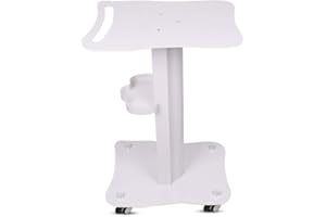 LUVODI Carrello per parrucchiere con ruote: porta parrucchieri da carrellino trolley per parrucchieri professionale cucina estetica salone salvaspazio bellezza bianco manicure portatile tattoo