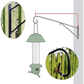 Roamwild Pestoff Large Bird Feeder Wall Post Hanging Bracket Hook
