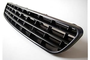 GOINGFAST Pour Audi A3 8L Calandre Sport Avant Grille Noir Mat Sans Emblème 1996-2000