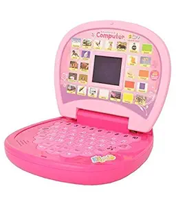 House of Gifts Plastic education mini laptop toy, Pink, 3 years - 8 years