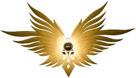 GAOLILI Simple Wall Lamp Creative Bedroom Warm Bedside Lamp Led Children Wall Lamp Boy Small Wall Lamp Angel Wings E27